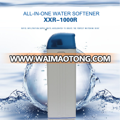 Residential water softening all-in-one box