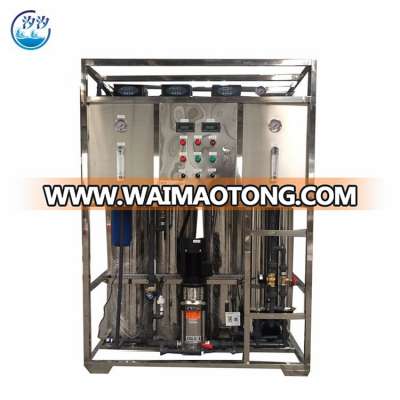 500lph 1000lph RO system well water filtration plant